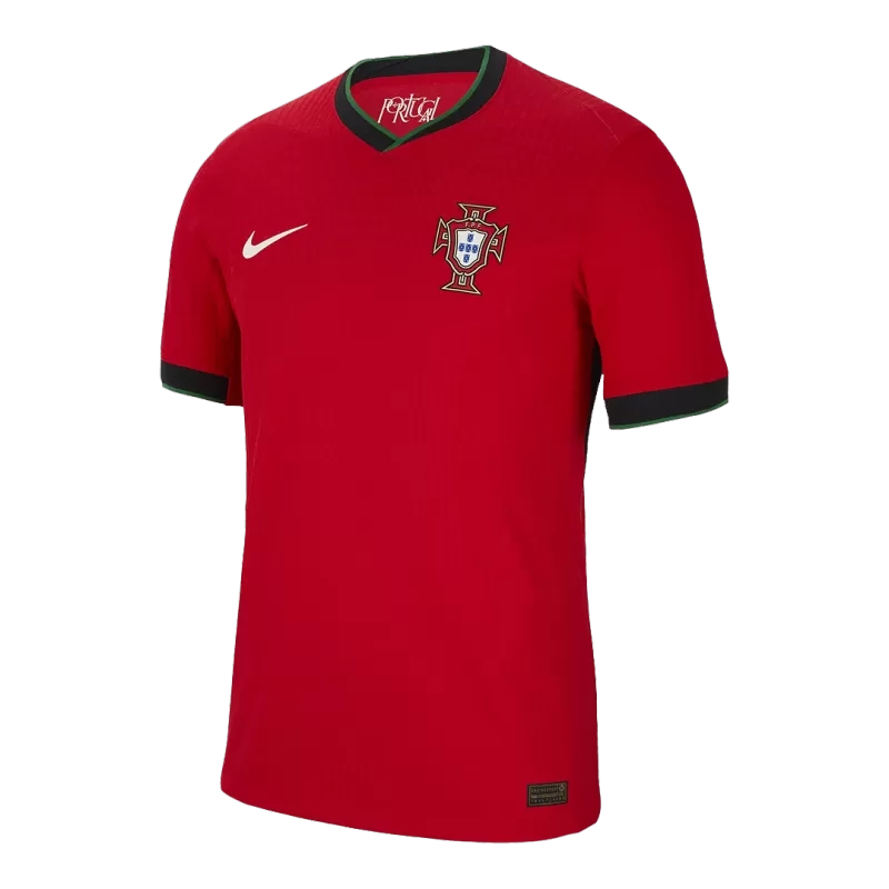Men's Authentic RONALDO #7 Portugal Home Soccer Jersey Shirt EURO - Player Version - Pro Jersey Shop