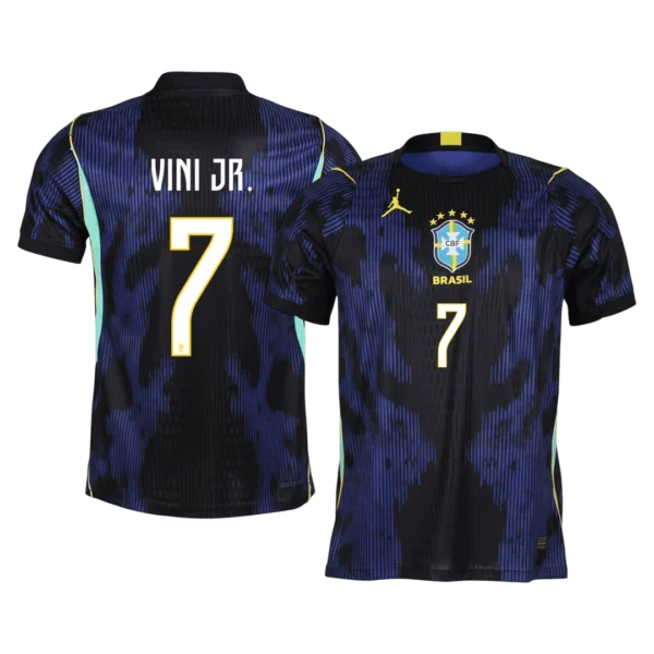 Brazil VINI JR. #7 Away World Cup 2026 Soccer Jersey - Player Version