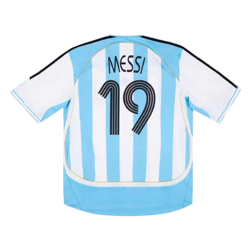 Retro 2006 World Cup MESSI #19 Argentina Home Soccer Jersey - Pro Jersey Shop