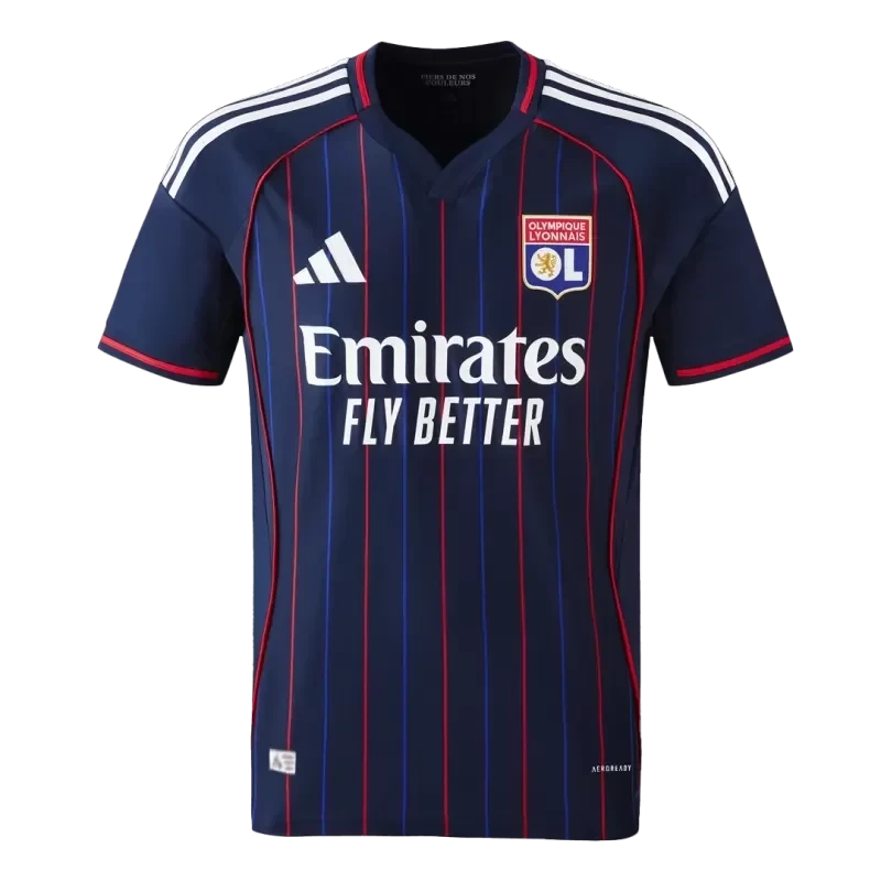 Olympique Lyonnais Away Soccer Jersey Authentic 2025/26 - Pro Jersey Shop