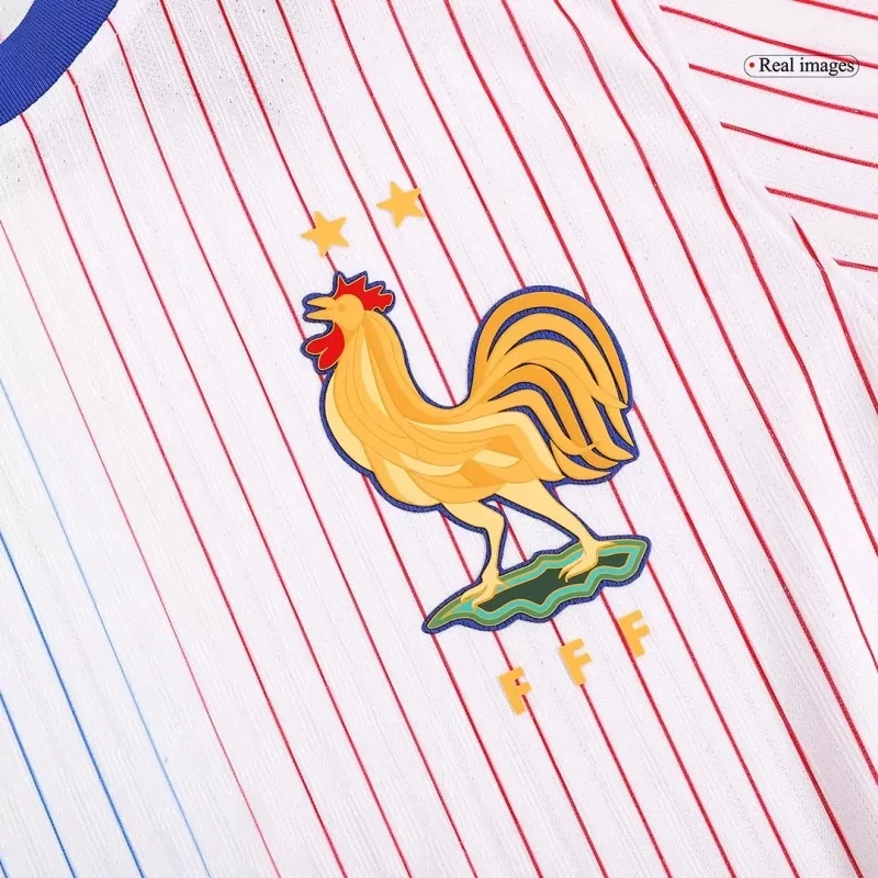 Men's Authentic France Away Soccer Jersey Shirt EURO - Player Version - Pro Jersey Shop