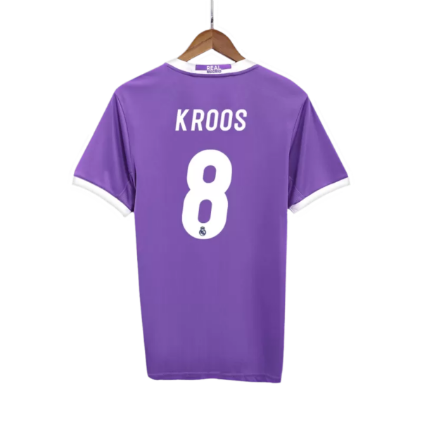 Real Madrid Retro 2016/17 KROOS #8 Away Soccer Jersey