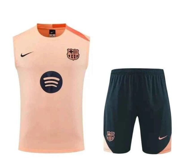 Barcelona Sleeveless Training Kit Pink 2025-26