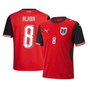 ALABA 8 Austria Home Jersey World Cup 2026 286
