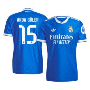 ARDA GULER 15 Real Madrid Third Match Jersey Player Version 2025 26 04