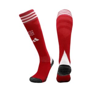 Bayern Munich Home Soccer Socks Red 2025 26