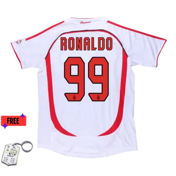 AC Milan Retro 06/07 RONALDO 99 Away Soccer Jersey