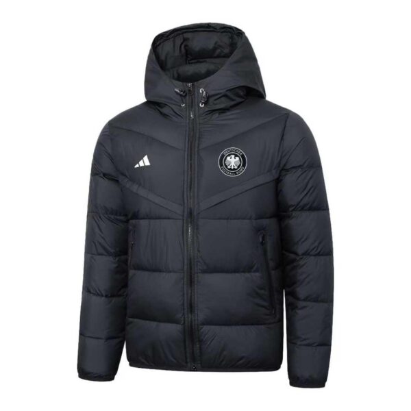 Germany Black 1st Cotton Winter Soccer Jacket 2025/26