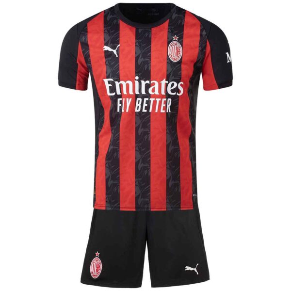 AC Milan Home 2025/26 Soccer Jersey + Short (KIDS)