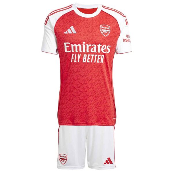 Kids Arsenal Home Soccer Jersey + Short 2025/26