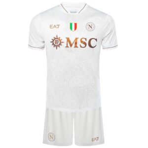 Kids Napoli Away Jersey Kit 2025 26