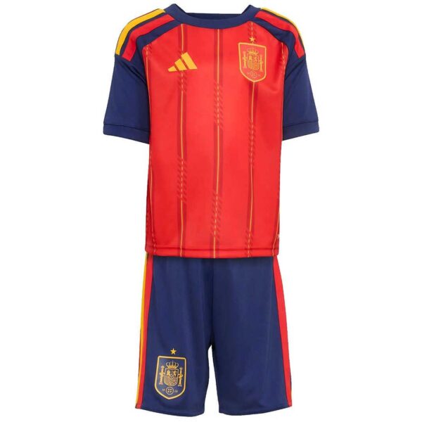 KIDS SPAIN HOME SOCCER JERSEY KIT 2026