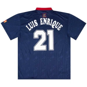 LUIS ENRIQUE 21 Retro Spain Away Jersey 1996