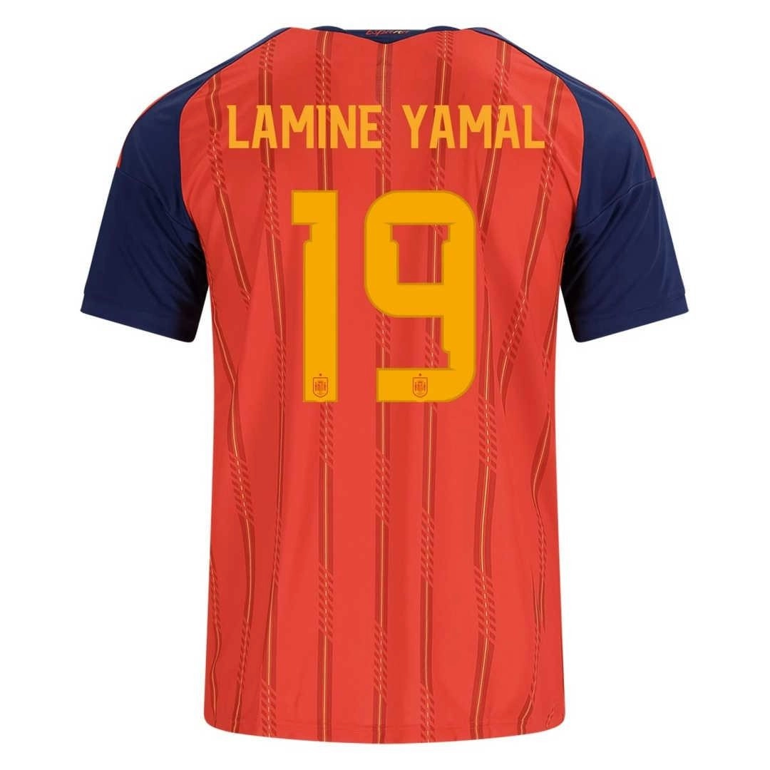 Lamine Yamal 19 Spain Home Jersey World Cup 2026 Lamine Yamal 19 Spain Home Jersey World Cup 2026