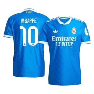 MBAPPE 10 Real Madrid Third Away Match Jersey Player Version 2025 26
