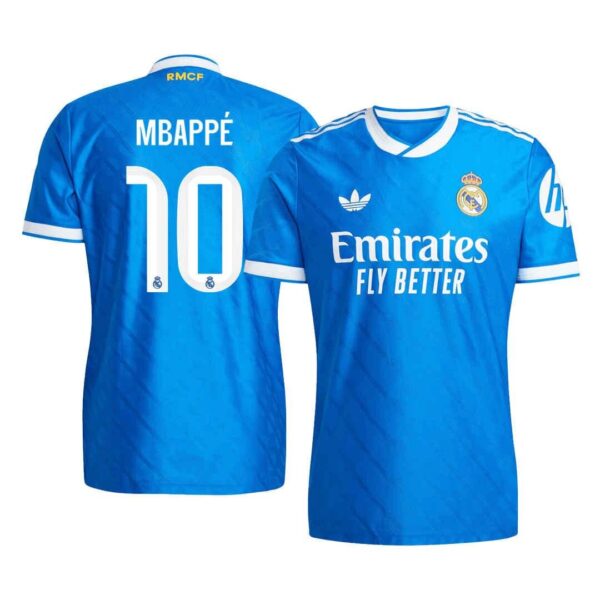 Real Madrid Third Jersey 2025/26 - Mbappe #10 Player Version