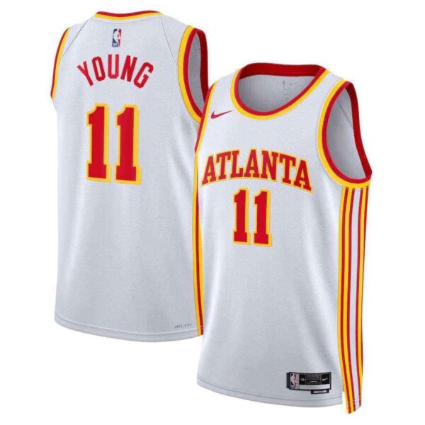 Atlanta Hawks Swingman Jersey - Association Edition White 2025/26 (Trae Young #13)