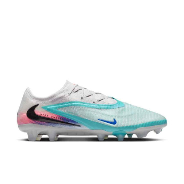 Nike Phantom 6 United 2 Elite FG Soccer Cleats - Blue/Pink