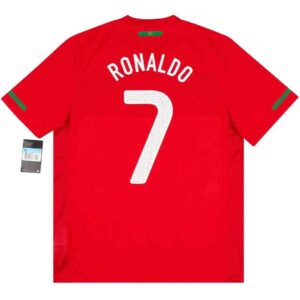 RONALDO 7 Retro Portugal Home Jersey 2010