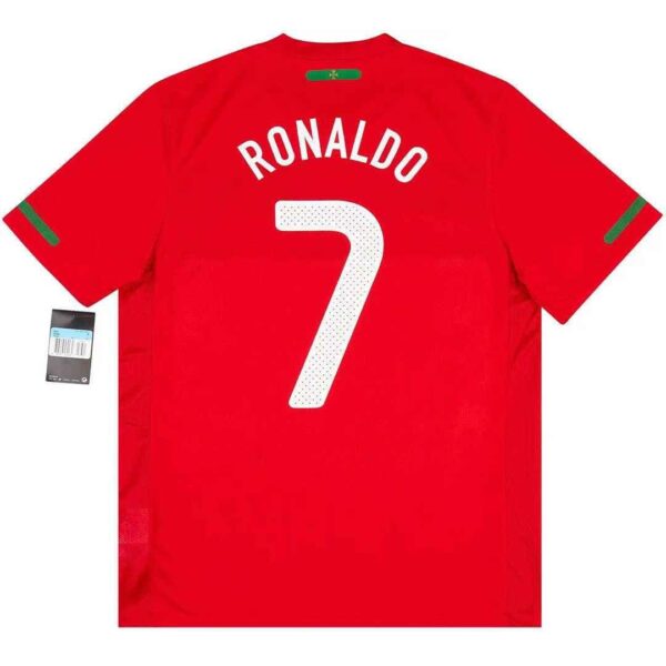 2010 Portugal Retro Home Soccer Jersey RONALDO #7