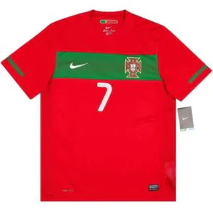RONALDO 7 Retro Portugal Home Jersey 2010 2