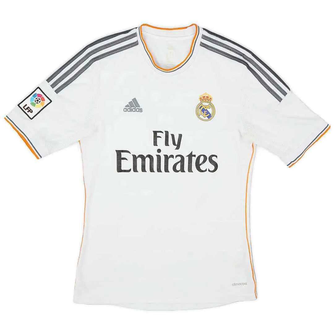 RONALDO 7 Retro Real Madrid Home Jersey 2013 14 294