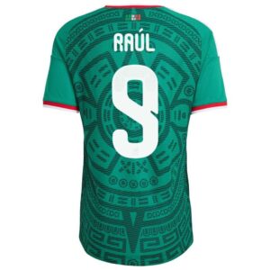 Raul 9 Mexico Home Match Jersey Player Version World Cup 2026