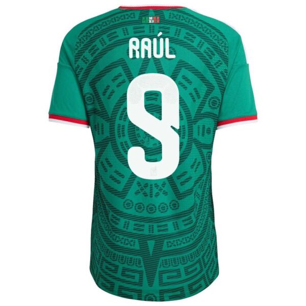 Mexico World Cup 2026 Home Soccer Jersey (Raul #9) - Player Version