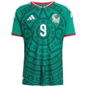 Raul 9 Mexico Home Match Jersey Player Version World Cup 2026 125