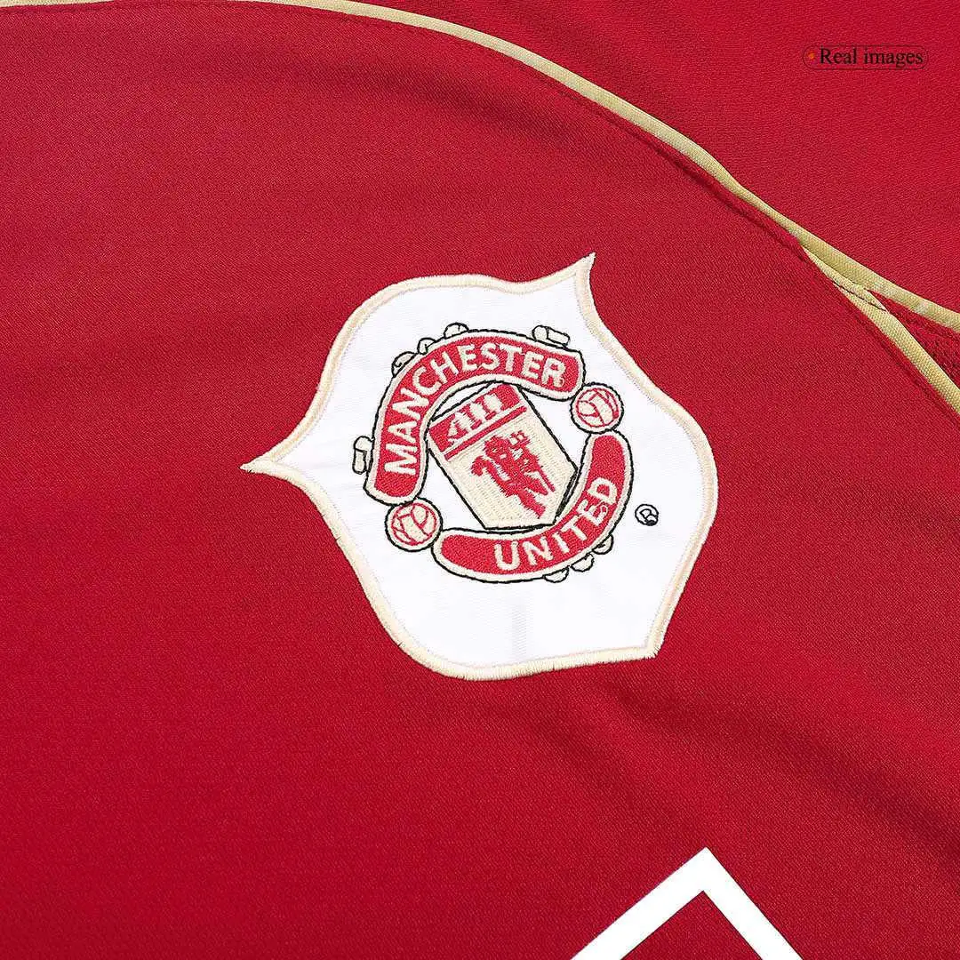 Ronaldo 7 Retro Manchester United Home Jersey 2006 07 321
