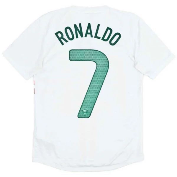 Sporting Lisbon Soccer Jersey Retro Home 2002/2003 (C.RONALDO #28)