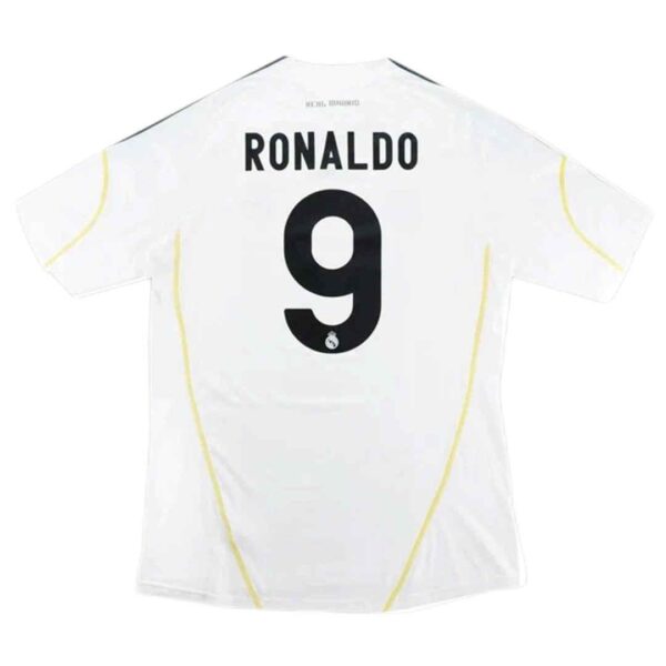 Real Madrid Soccer Jersey Retro Home 2009/2010 (Ronaldo #9)