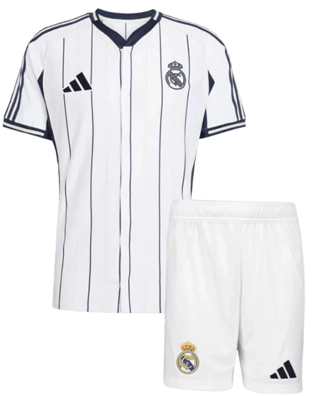 REAL MADRID US PACK SHIRT KITS 2025 - WHITE BUNDLE
