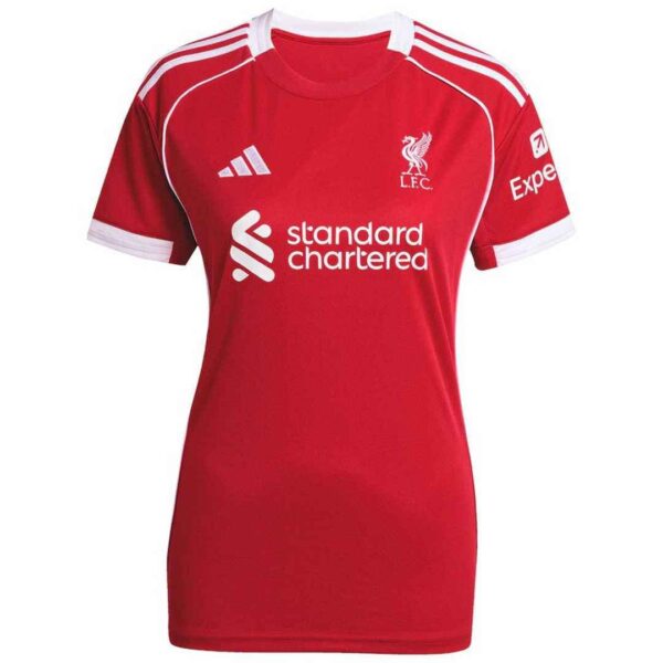 Liverpool Soccer Jersey Home 2025/26 Womens