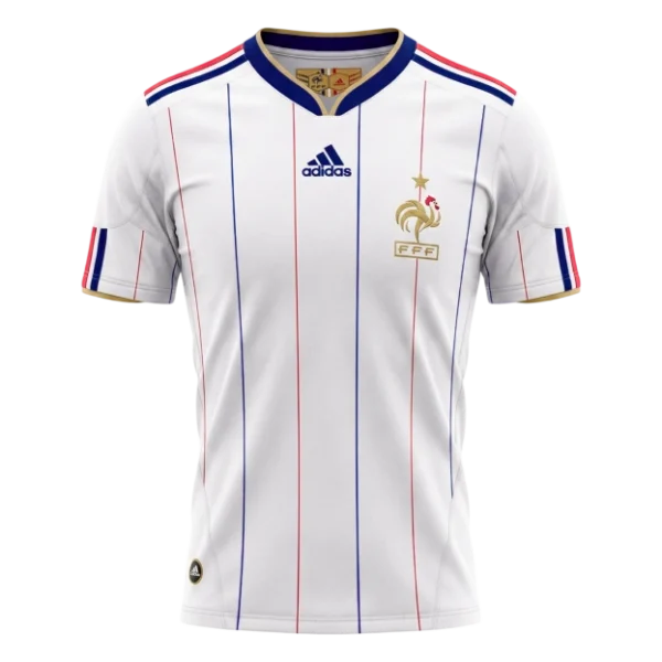 RETRO 2010 FRANCE AWAY SOCCER JERSEY