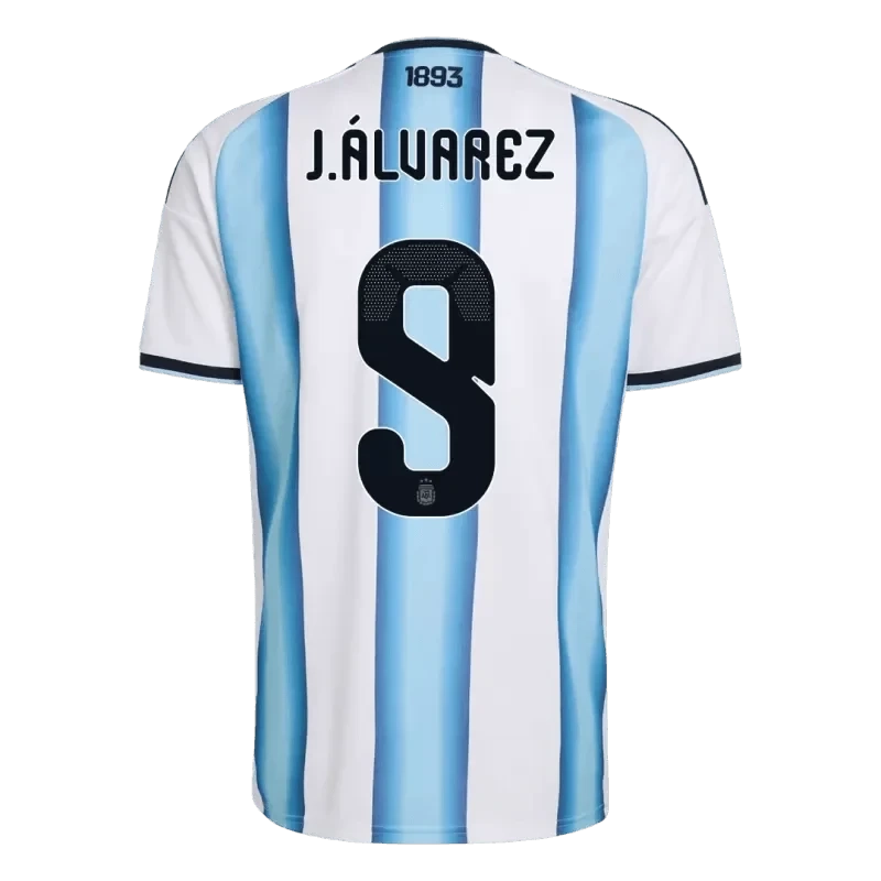Argentina J.ÁLVAREZ #9 Home Soccer Fan Jersey 2026 - Pro Jersey Shop