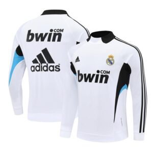 adidas s real madrid 08 09 half zipper training white 54724661084469