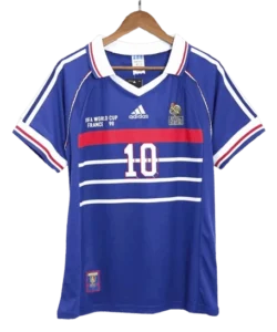 adidas s retro 1998 world cup zidane 10 france home soccer jersey 54729607282997