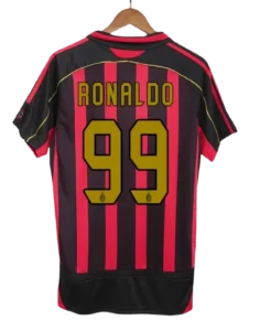 adidas s retro 2006 07 ronaldo 99 ac milan home soccer jersey 54666562994485