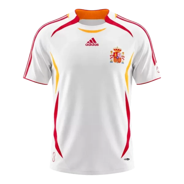 retro 2006 Spain Away Jersey - Fan Version