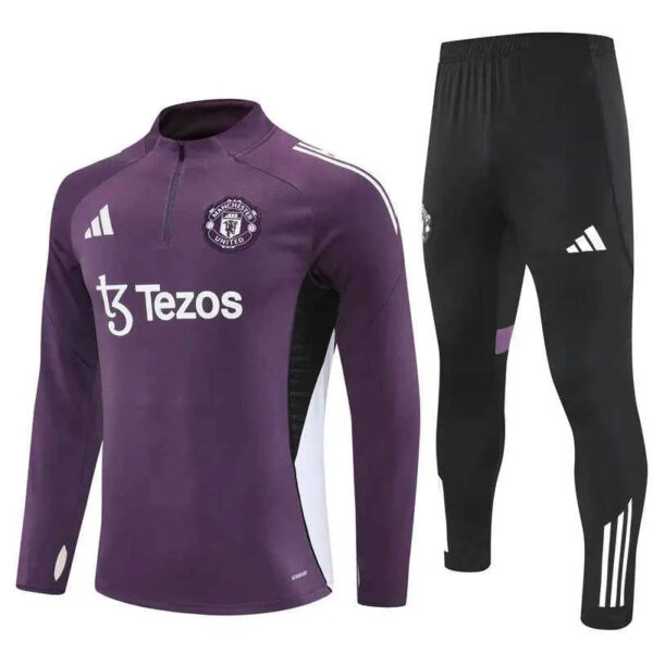 Manchester United Training Tracksuit 25-26 Purple (Kids And Man )