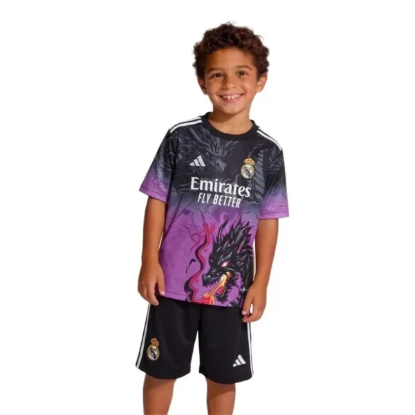 Real Madrid 25-26 Purple Black Special Edition Kids Training