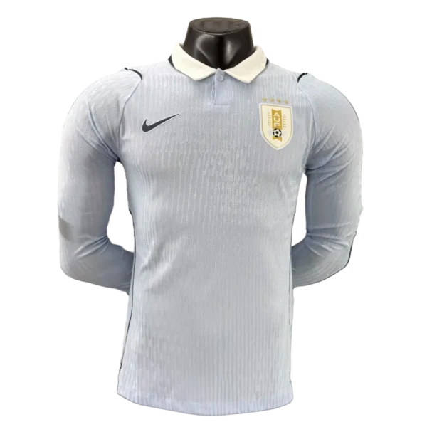 Uruguay Home world cup 2026 Long Sleeved Soccer Jersey - Player Version