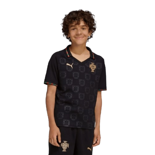 Portugal World Cup 2026 Black Panther' Third KIT (Kids )