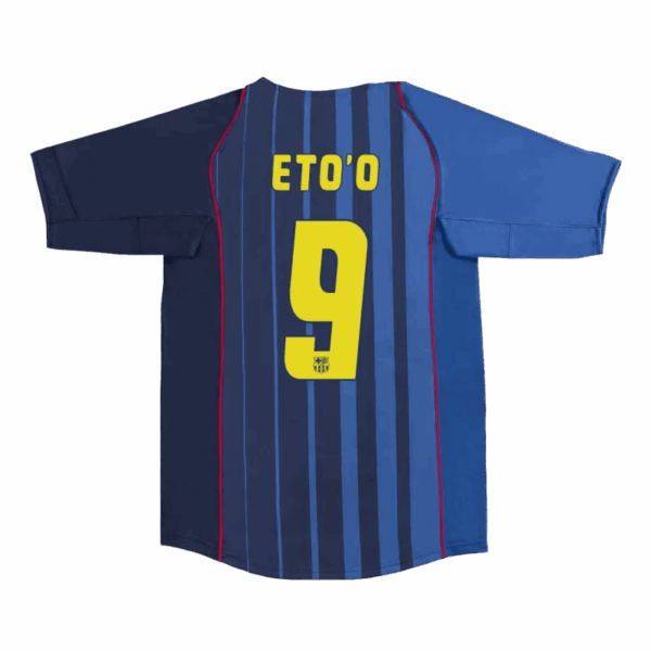 Barcelona Retro 2004/05 ETO'O #9 Away Soccer Jersey