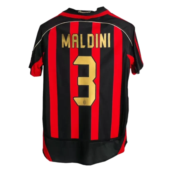 Retro 2006-07 MALDINI 3 AC Milan Home Soccer Jersey