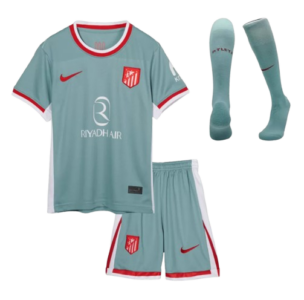 nike 22 8 years kids atletico madrid away soccer jersey full kit 54690255241525