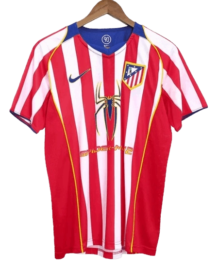 RETRO 2004/05 ATLETICO MADRID HOME SOCCER JERSEY