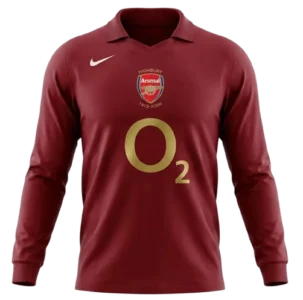 nike s retro 2005 06 arsenal home long sleeves soccer jersey 54690262647093