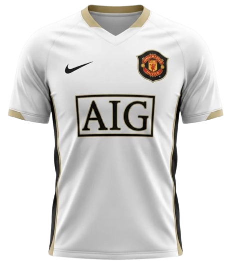 RETRO MANCHESTER UNITED SOCCER JERSEY AWAY 2006/07